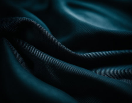 Professional designer background with expensive dark silk and fabric. Background for product presentations. High quality illustrationの素材