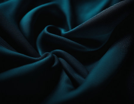 Professional designer background with expensive dark silk and fabric. Background for product presentations. High quality illustrationの素材