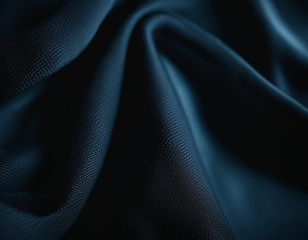Professional designer background with expensive dark silk and fabric. Background for product presentations. High quality illustrationの素材
