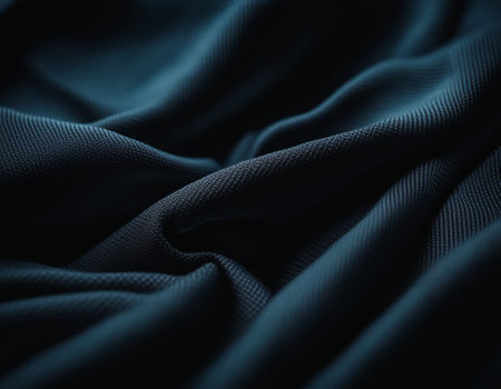 Professional designer background with expensive dark silk and fabric. Background for product presentations. High quality illustrationの素材