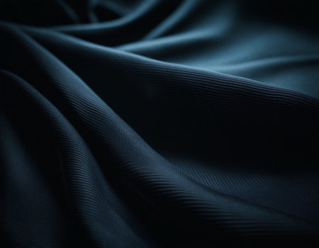 Professional designer background with expensive dark silk and fabric. Background for product presentations. High quality illustrationの素材