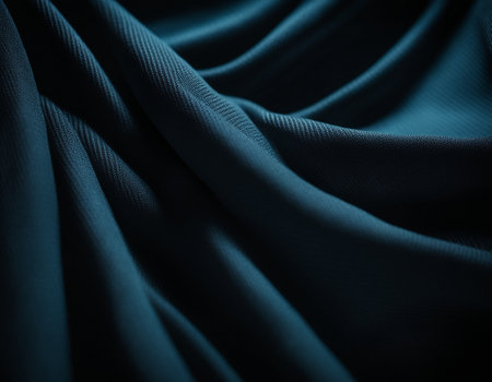 Professional designer background with expensive dark silk and fabric. Background for product presentations. High quality illustrationの素材