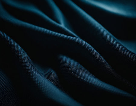 Professional designer background with expensive dark silk and fabric. Background for product presentations. High quality illustrationの素材