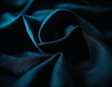Professional designer background with expensive dark silk and fabric. Background for product presentations. High quality illustrationの素材