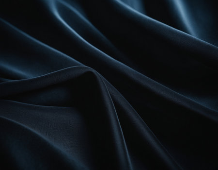 Professional designer background with expensive dark silk and fabric. Background for product presentations. High quality illustrationの素材