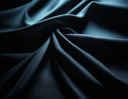 Professional designer background with expensive dark silk and fabric. Background for product presentations. High quality illustrationの素材