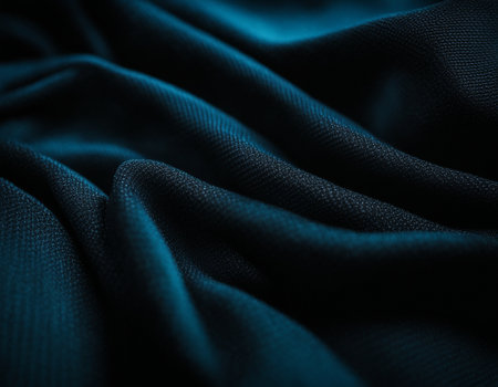 Professional designer background with expensive dark silk and fabric. Background for product presentations. High quality illustrationの素材