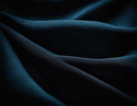 Professional designer background with expensive dark silk and fabric. Background for product presentations. High quality illustrationの素材