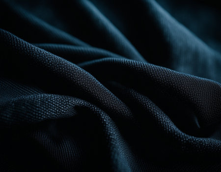 Professional designer background with expensive dark silk and fabric. Background for product presentations. High quality illustrationの素材