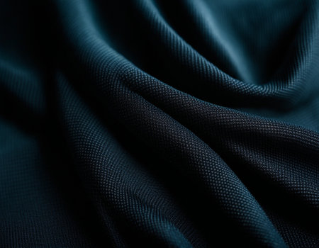 Professional designer background with expensive dark silk and fabric. Background for product presentations. High quality illustrationの素材