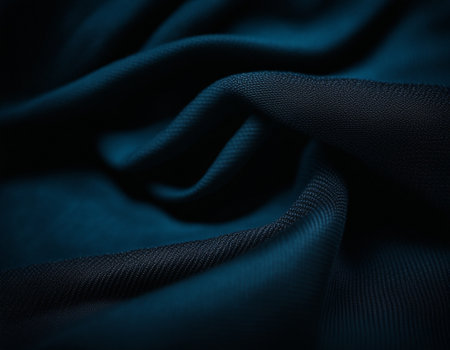 Professional designer background with expensive dark silk and fabric. Background for product presentations. High quality illustrationの素材