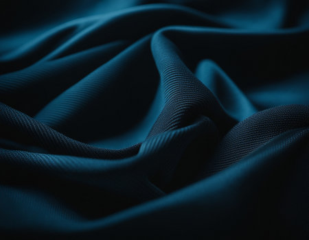 Professional designer background with expensive dark silk and fabric. Background for product presentations. High quality illustrationの素材
