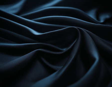 Professional designer background with expensive dark silk and fabric. Background for product presentations. High quality illustrationの素材
