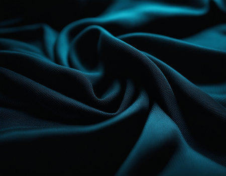 Professional designer background with expensive dark silk and fabric. Background for product presentations. High quality illustrationの素材