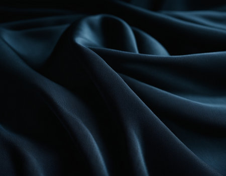 Professional designer background with expensive dark silk and fabric. Background for product presentations. High quality illustrationの素材