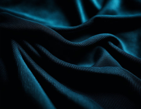 Professional designer background with expensive dark silk and fabric. Background for product presentations. High quality illustrationの素材