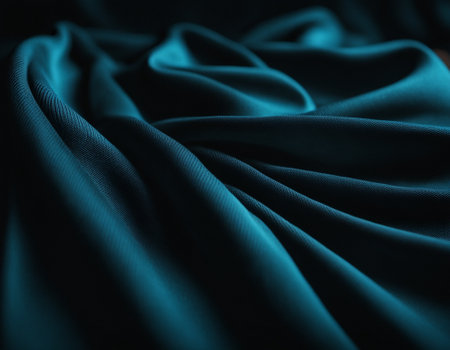 Professional designer background with expensive dark silk and fabric. Background for product presentations. High quality illustrationの素材