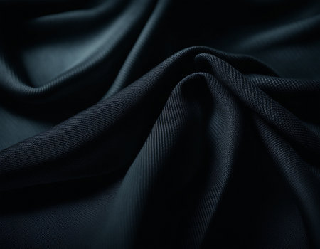 Professional designer background with expensive dark silk and fabric. Background for product presentations. High quality illustrationの素材