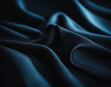 Professional designer background with expensive dark silk and fabric. Background for product presentations. High quality illustrationの素材