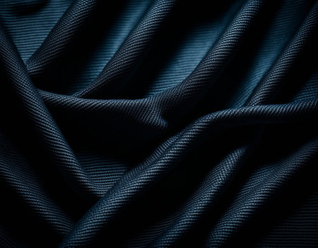 Professional designer background with expensive dark silk and fabric. Background for product presentations. High quality illustrationの素材