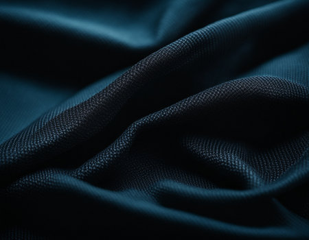 Professional designer background with expensive dark silk and fabric. Background for product presentations. High quality illustrationの素材