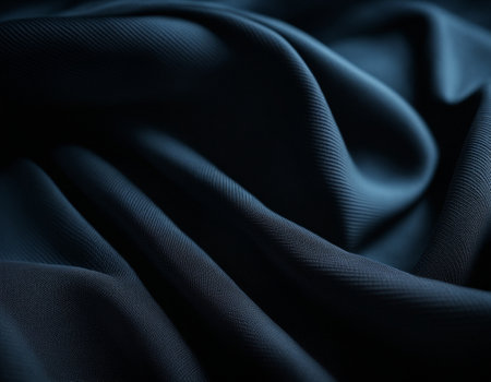 Professional designer background with expensive dark silk and fabric. Background for product presentations. High quality illustrationの素材