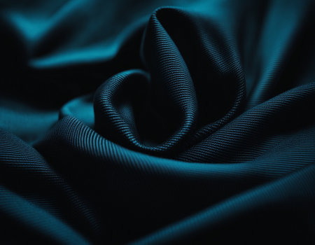 Professional designer background with expensive dark silk and fabric. Background for product presentations. High quality illustrationの素材