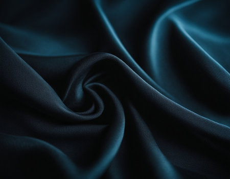 Professional designer background with expensive dark silk and fabric. Background for product presentations. High quality illustrationの素材