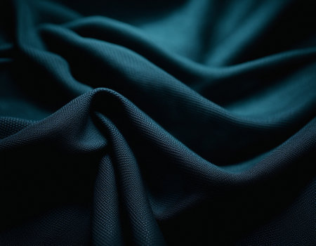 Professional designer background with expensive dark silk and fabric. Background for product presentations. High quality illustrationの素材