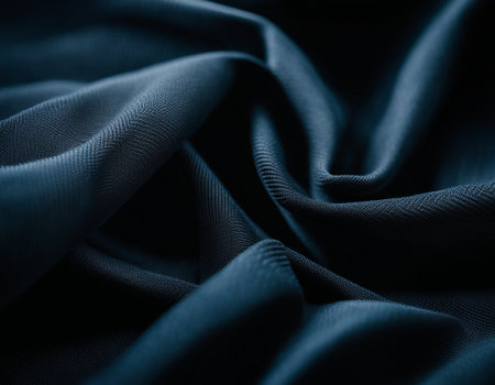 Professional designer background with expensive dark silk and fabric. Background for product presentations. High quality illustrationの素材