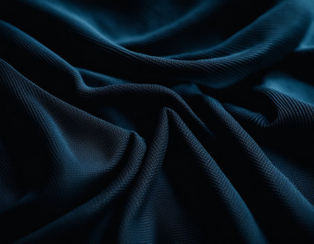 Professional designer background with expensive dark silk and fabric. Background for product presentations. High quality illustrationの素材