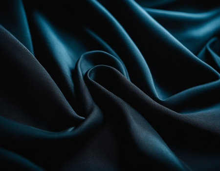 Professional designer background with expensive dark silk and fabric. Background for product presentations. High quality illustrationの素材