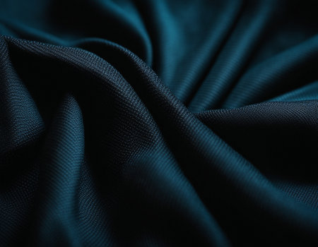 Professional designer background with expensive dark silk and fabric. Background for product presentations. High quality illustrationの素材