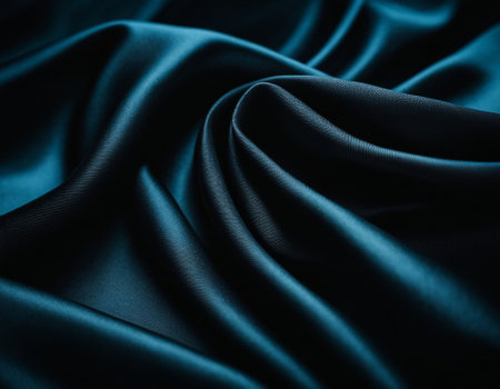 Professional designer background with expensive dark silk and fabric. Background for product presentations. High quality illustrationの素材