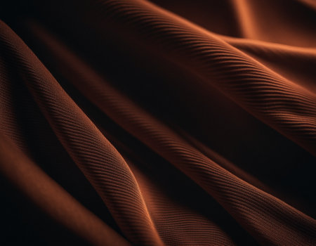 Professional designer background with expensive dark silk and fabric. Background for product presentations. High quality illustrationの素材