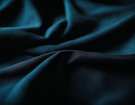 Professional designer background with expensive dark silk and fabric. Background for product presentations. High quality illustrationの素材