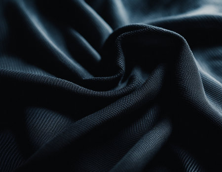 Professional designer background with expensive dark silk and fabric. Background for product presentations. High quality illustrationの素材