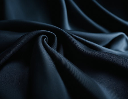 Professional designer background with expensive dark silk and fabric. Background for product presentations. High quality illustrationの素材