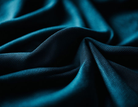 Professional designer background with expensive dark silk and fabric. Background for product presentations. High quality illustrationの素材