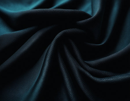 Professional designer background with expensive dark silk and fabric. Background for product presentations. High quality illustrationの素材