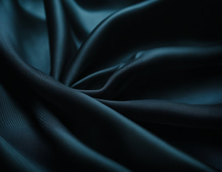 Professional designer background with expensive dark silk and fabric. Background for product presentations. High quality illustrationの素材