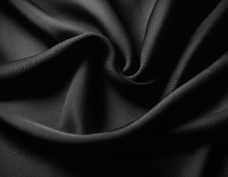Professional designer background with expensive dark silk and fabric. Background for product presentations. High quality illustrationの素材