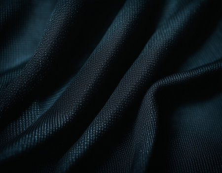 Professional designer background with expensive dark silk and fabric. Background for product presentations. High quality illustrationの素材