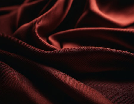 Professional designer background with expensive dark silk and fabric. Background for product presentations. High quality illustrationの素材