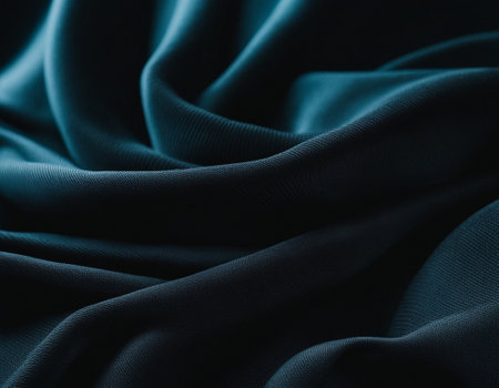 Professional designer background with expensive dark silk and fabric. Background for product presentations. High quality illustrationの素材