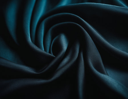 Professional designer background with expensive dark silk and fabric. Background for product presentations. High quality illustrationの素材