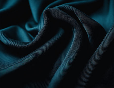 Professional designer background with expensive dark silk and fabric. Background for product presentations. High quality illustrationの素材
