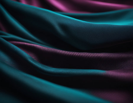 Professional designer background with expensive dark silk and fabric. Background for product presentations. High quality illustrationの素材