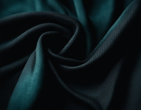 Professional designer background with expensive dark silk and fabric. Background for product presentations. High quality illustrationの素材
