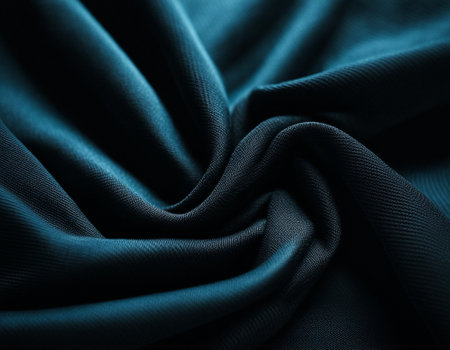 Professional designer background with expensive dark silk and fabric. Background for product presentations. High quality illustrationの素材